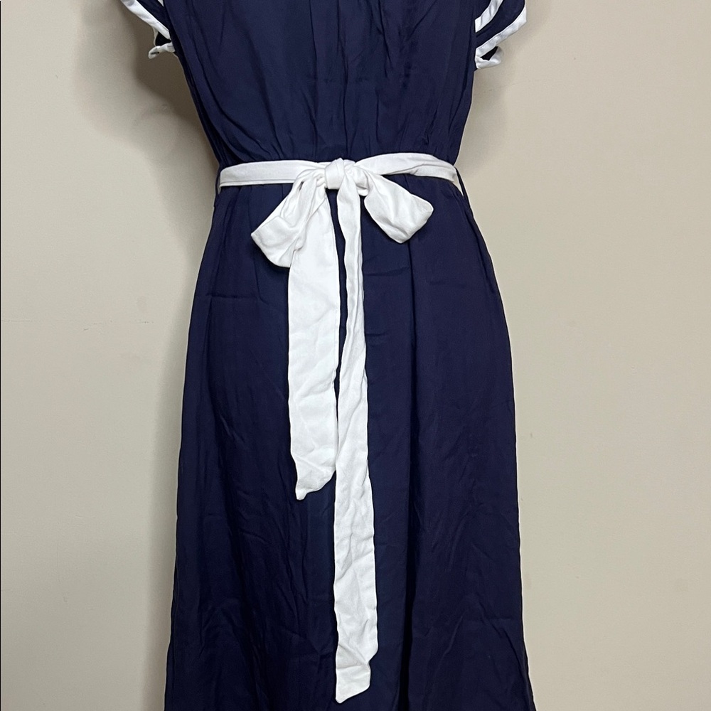 Forever 21 Navy and White Dress - Picture 4 of 12